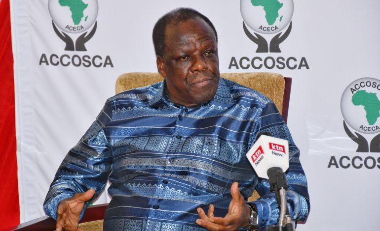 Oparanya routes for the Cooperative Bill to streamline sector and enhance growth