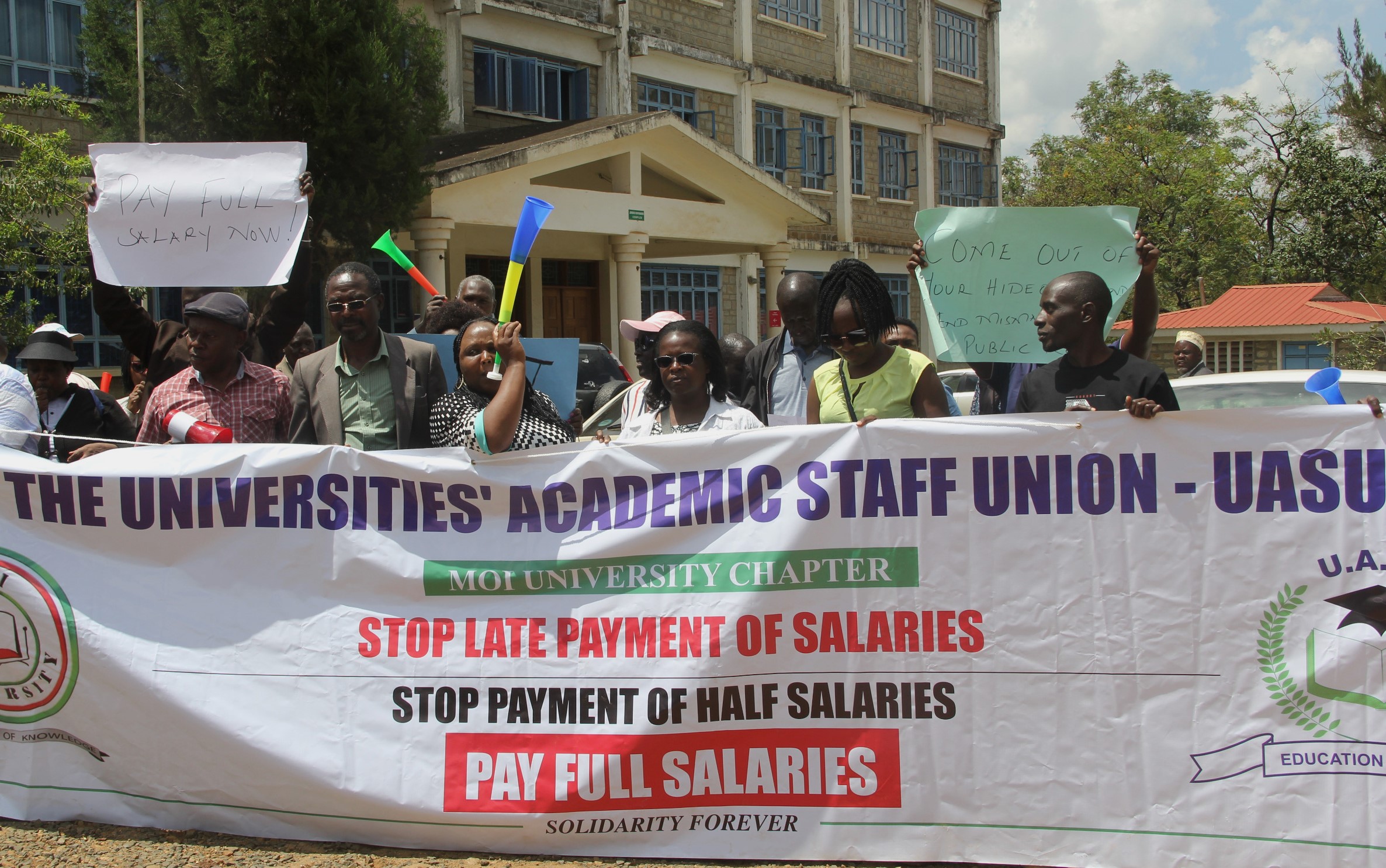 Moi University closed indefinitely over lecturer’s strike