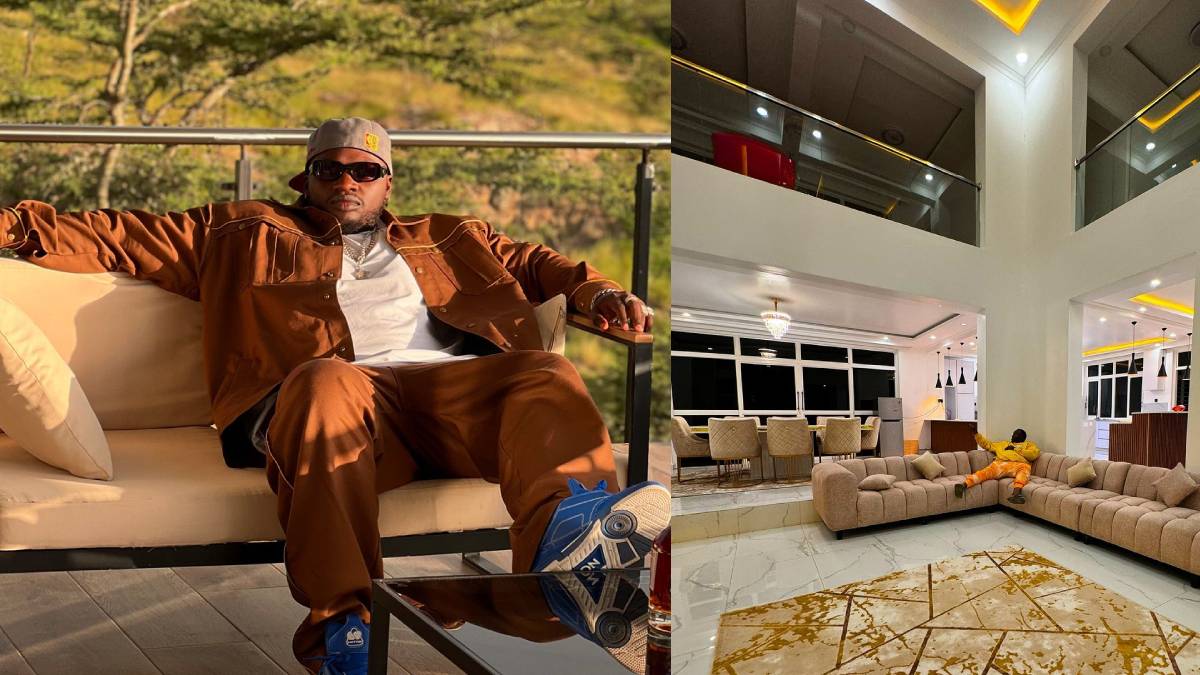 Khaligraph Jones shows off mega mansion, causes a stir